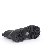 Women's casual boots made of natural leather in black/76694