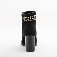 Ladies' elegant boots / genuine leather /5805/black