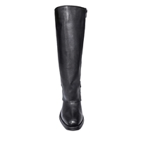 Elegant women's boots / genuine leather / 724-28 / black