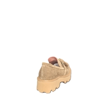 Women's moccasins / loafers / genuine leather / 71-19 / taba