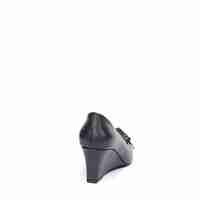 Women's elegant shoes made of natural leather in black/7077