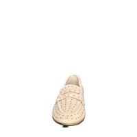 Дамски мокасини / лоуфъри /естествена кожа / бежаво/78-67