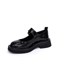 Women's casual shoes/natural  leather/7531/black