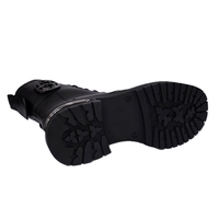 Дамски ежедневни боти / естествена кожа /  72-57/ черно