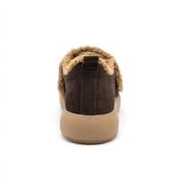 Women's loafers / genuine leather / 760-54 / brown suede