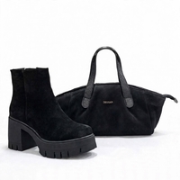 Women's handbag / genuine leather / 761-11 / black
