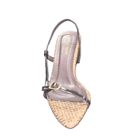 Women's elegant sandals / eco leather / 755-3/brown
