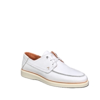 Men's moccasins/ loafers/ genuine leather/77-40/white