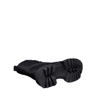 Дамски ежедневни боти / естествена кожа /  7901/ черно