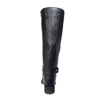 Elegant women's boots / genuine leather / 724-28 / black