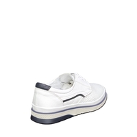 Мъжки мокасини / лоуфъри  / естествена кожа / 7426/бяло/ анатомична стелка