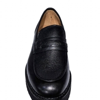 Men's elegant shoes/loafers / genuine leather / 766 / black