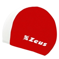 Шапка За Плуване ZEUS Cuffia Nuoto Eko Rosso/Bianco