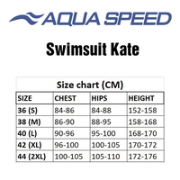 Дамски Бански AQUA SPEED Swimsuit Kate 38