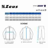 Детски Анцуг ZEUS Tuta Scorpione Blu/Bianco