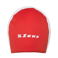 Шапка За Плуване ZEUS Cuffia Nuoto Eko Rosso/Bianco