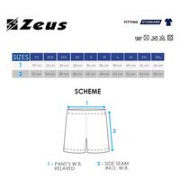 Детски Къси Панталони ZEUS Bermuda Vesuvio Dark Grey/Rosso