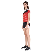 Дамски Волейболен Екип ZEUS Kit Lybra Donna Rosso/Nero