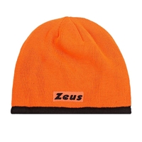 Двулицева Зимна Шапка ZEUS Reversible Zuccotto Bikolor Nero/Arancio Fluo