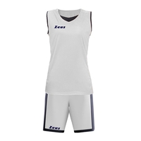 Баскетболен Екип ZEUS Kit Flora Woman Bianco/Blu