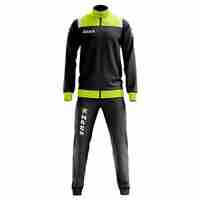 Детски Анцуг ZEUS Tuta Relax Vesuvio Nero/Giallo Fluo