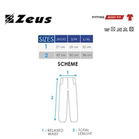 Мъжки Клин ZEUS Pantalone Total Nero