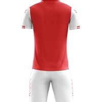 Детски Футболен Екип ZEUS Kit Aquarius Rosso/Bianco