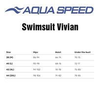 Дамски Бански AQUA SPEED Swimsuit Vivian 03