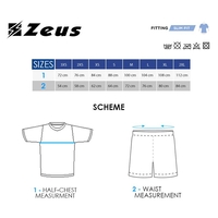 Футболен Екип ZEUS Kit Scorpion Giallo/Blu