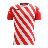 Детска Тениска ZEUS Shirt Zip Rosso/Bianco