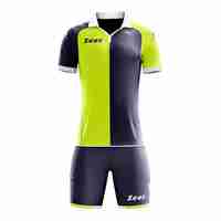 Футболен Екип ZEUS Kit Gryfon Giallo Fluo/Blu