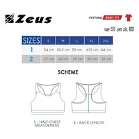 Дамско Бюстие ZEUS Canotta Beach Pro Donna Fucsia Fluo
