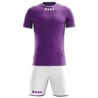 Детски Футболен Екип ZEUS Kit Sticker Viola/Bianco