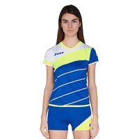 Дамски Волейболен Екип ZEUS Kit Lybra Donna Electric Royal/Giallo fluo