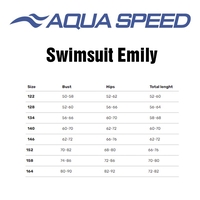 Детски Бански AQUA SPEED Swimsuit Emily 43