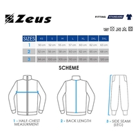 Мъжки Анцуг ZEUS Tuta Sirio Blu/Giallo Fluo