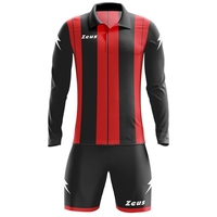 Детски Футболен Екип ZEUS Kit Pitagora Nero/Rosso