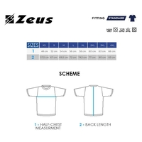 Мъжка Тениска ZEUS Polo Bikolor Rosso/Blu