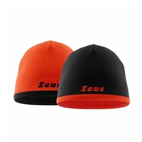 Двулицева Зимна Шапка ZEUS Reversible Zuccotto Bikolor Nero/Arancio Fluo