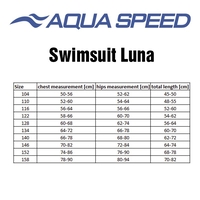 Детски Бански AQUA SPEED Swimsuit Luna 48