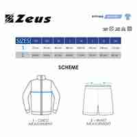 Футболен Екип ZEUS Kit Pitagora Blu/Giallo