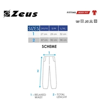Мъжки Клин ZEUS Pantalone Total Bianco