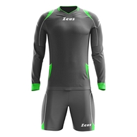 Вратарски Екип ZEUS Kit Gk Paros Grigio scuro/Verde fluo
