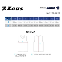 Детски Двулицев Баскетболен Екип ZEUS Kit Doblo Bianco/Royal