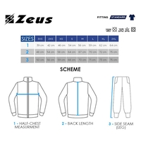 Детски Анцуг ZEUS Tuta Viky 3/4 Pant Blu/Fucsia