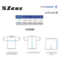 Футболен Екип ZEUS Kit Elios Giallo Fluo/Blu