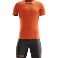 Детски Футболен Екип ZEUS Kit Sticker Arancio Fluo/Nero