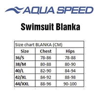 Дамски Бански AQUA SPEED Swimsuit Blanka 44