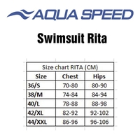 Дамски Бански AQUA SPEED Swimsuit Rita 49