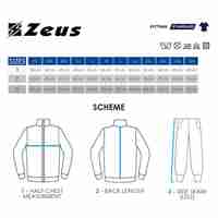 Детски Анцуг ZEUS Tuta Easy Nero/Dark Grey